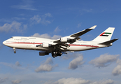 United Arab Emirates Government (Dubai) Boeing 747-422 (A6-HRM) at  London - Heathrow, United Kingdom