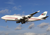 United Arab Emirates Government (Dubai) Boeing 747-422 (A6-HRM) at  London - Heathrow, United Kingdom