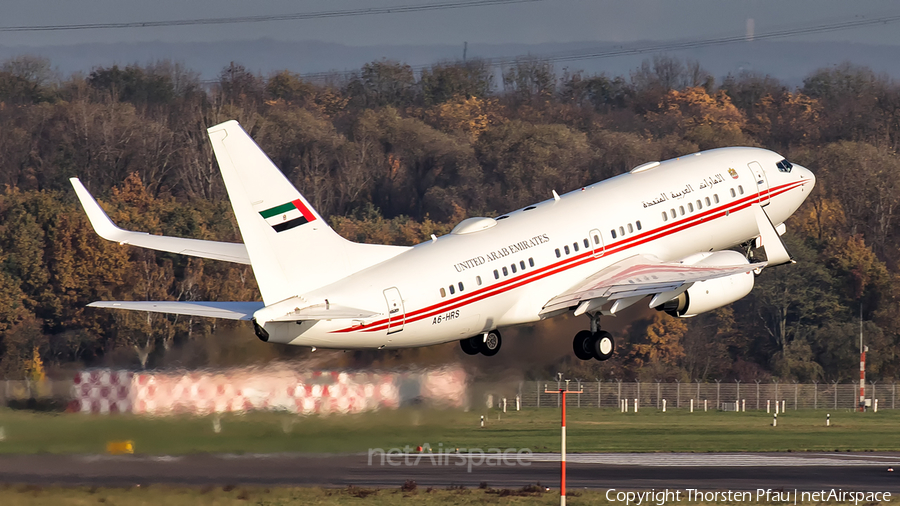 United Arab Emirates Government (Dubai) Boeing 737-7E0(BBJ) (A6-HRS) | Photo 199087