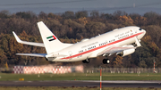United Arab Emirates Government (Dubai) Boeing 737-7E0(BBJ) (A6-HRS) at  Dusseldorf - International, Germany