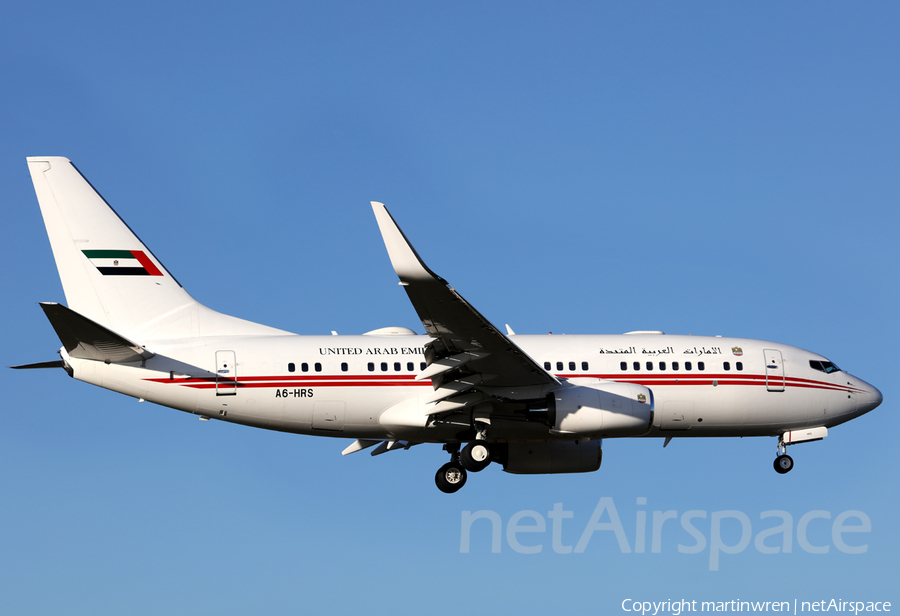 United Arab Emirates Government (Dubai) Boeing 737-7E0(BBJ) (A6-HRS) | Photo 225470