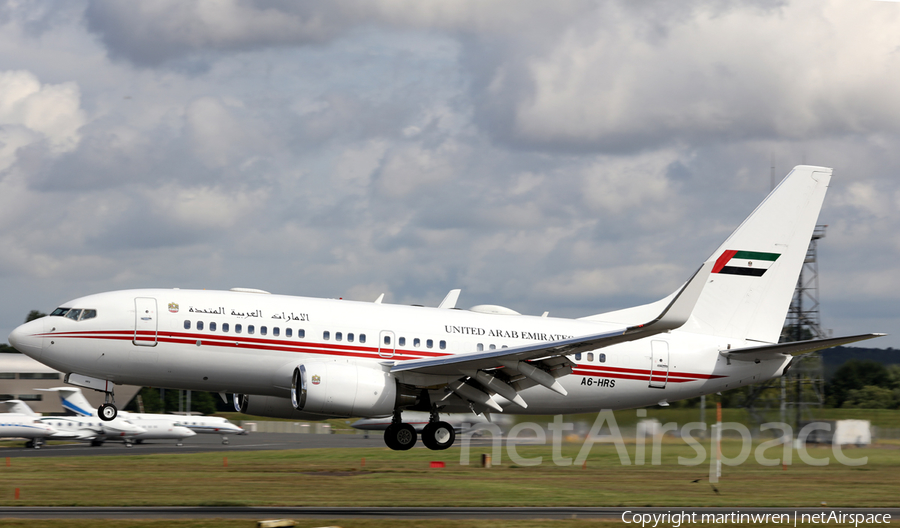 United Arab Emirates Government (Dubai) Boeing 737-7E0(BBJ) (A6-HRS) | Photo 328968