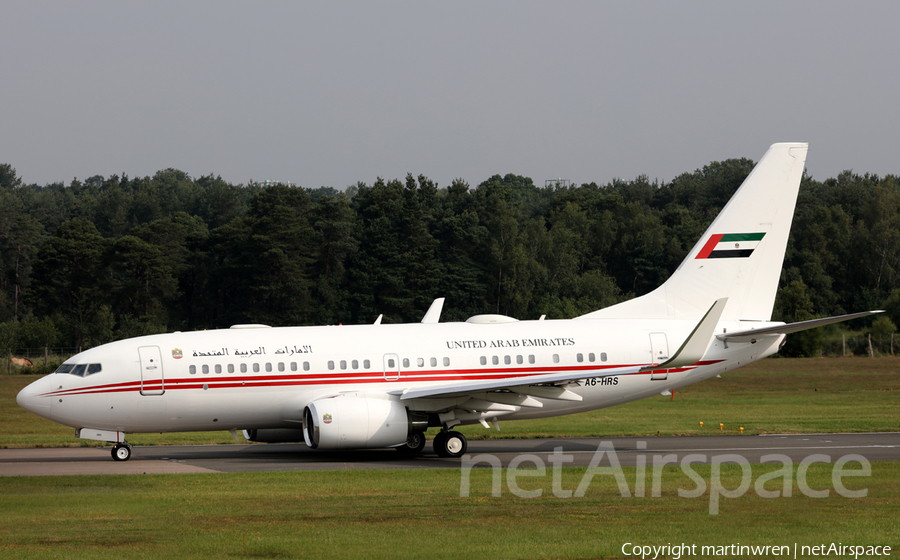 United Arab Emirates Government (Dubai) Boeing 737-7E0(BBJ) (A6-HRS) | Photo 332051