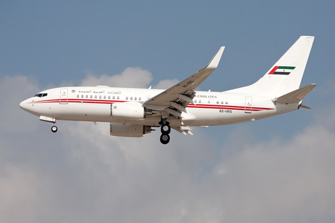 United Arab Emirates Government (Dubai) Boeing 737-7E0(BBJ) (A6-HRS) at  Dubai - International, United Arab Emirates