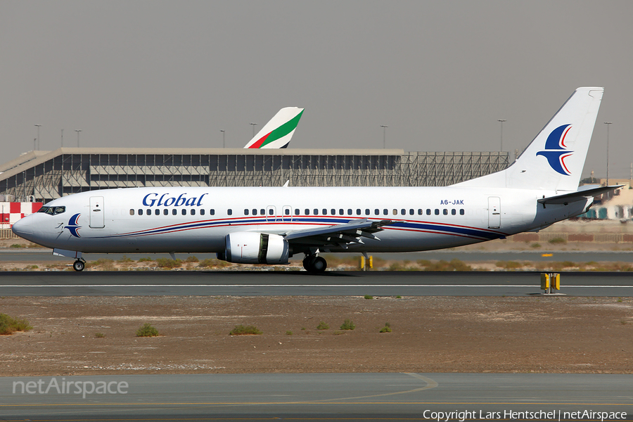 Global Jet United Arab Emirates Boeing 737-406 (A6-JAK) | Photo 396520