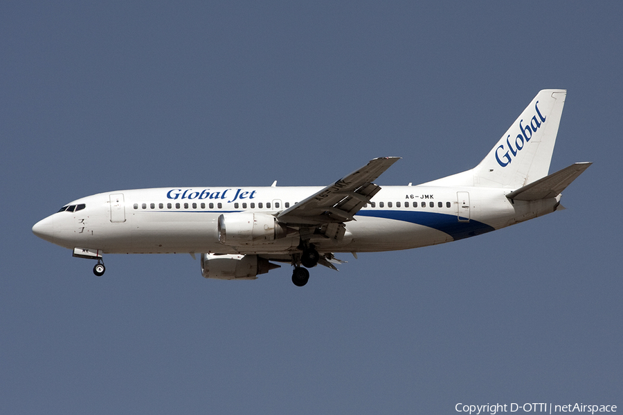 Global Jet United Arab Emirates Boeing 737-322 (A6-JMK) | Photo 285729