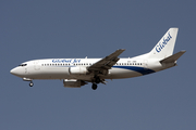 Global Jet United Arab Emirates Boeing 737-322 (A6-JMK) at  Dubai - International, United Arab Emirates