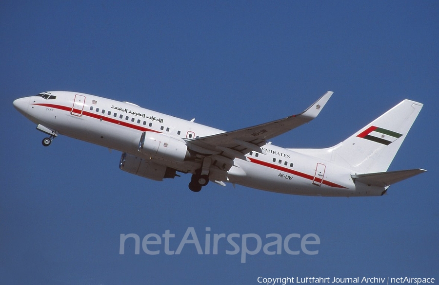 United Arab Emirates Government (Abu Dhabi) Boeing 737-7Z5(BBJ) (A6-LIW) | Photo 396340