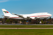 United Arab Emirates Government (Dubai) Boeing 747-422 (A6-MMM) at  Hamburg - Fuhlsbuettel (Helmut Schmidt), Germany