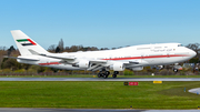 United Arab Emirates Government (Dubai) Boeing 747-422 (A6-MMM) at  Hamburg - Fuhlsbuettel (Helmut Schmidt), Germany