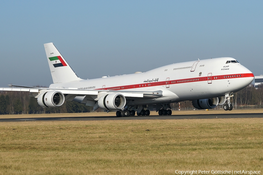 United Arab Emirates Government (Abu Dhabi) Boeing 747-8Z5(BBJ) (A6-PFA) | Photo 142237