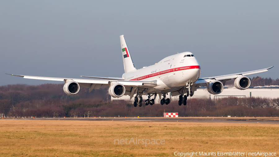 United Arab Emirates Government (Abu Dhabi) Boeing 747-8Z5(BBJ) (A6-PFA) | Photo 142259