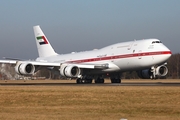 United Arab Emirates Government (Abu Dhabi) Boeing 747-8Z5(BBJ) (A6-PFA) at  Hamburg - Fuhlsbuettel (Helmut Schmidt), Germany