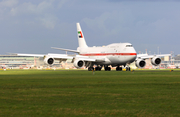 United Arab Emirates Government (Abu Dhabi) Boeing 747-8Z5(BBJ) (A6-PFA) at  Hamburg - Fuhlsbuettel (Helmut Schmidt), Germany