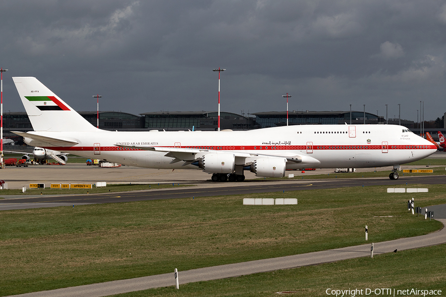 United Arab Emirates Government (Abu Dhabi) Boeing 747-8Z5(BBJ) (A6-PFA) | Photo 155979