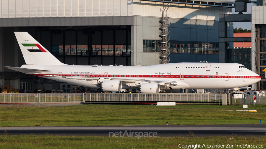 United Arab Emirates Government (Abu Dhabi) Boeing 747-8Z5(BBJ) (A6-PFA) | Photo 187307