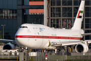 United Arab Emirates Government (Abu Dhabi) Boeing 747-8Z5(BBJ) (A6-PFA) at  Hamburg - Fuhlsbuettel (Helmut Schmidt), Germany