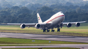 United Arab Emirates Government (Abu Dhabi) Boeing 747-8Z5(BBJ) (A6-PFA) at  Hamburg - Fuhlsbuettel (Helmut Schmidt), Germany