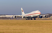 United Arab Emirates Government (Abu Dhabi) Boeing 747-8Z5(BBJ) (A6-PFA) at  Hamburg - Fuhlsbuettel (Helmut Schmidt), Germany