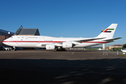 United Arab Emirates Government (Abu Dhabi) Boeing 747-8Z5(BBJ) (A6-PFA) at  Hamburg - Fuhlsbuettel (Helmut Schmidt), Germany