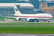 United Arab Emirates Government (Abu Dhabi) Boeing 747-8Z5(BBJ) (A6-PFA) at  Hamburg - Fuhlsbuettel (Helmut Schmidt), Germany