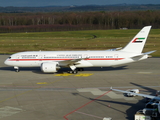 United Arab Emirates Government (Abu Dhabi) Boeing 787-8 Dreamliner (A6-PFC) at  Cologne/Bonn, Germany