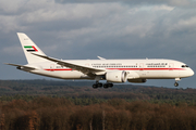 United Arab Emirates Government (Abu Dhabi) Boeing 787-8 Dreamliner (A6-PFC) at  Cologne/Bonn, Germany