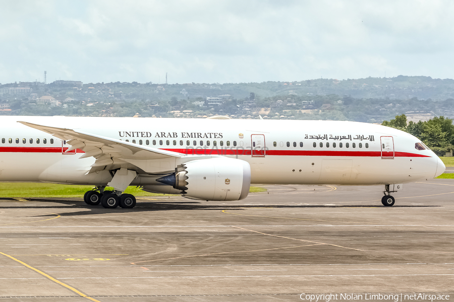 United Arab Emirates Government (Abu Dhabi) Boeing 787-9(BBJ) Dreamliner (A6-PFG) | Photo 537861