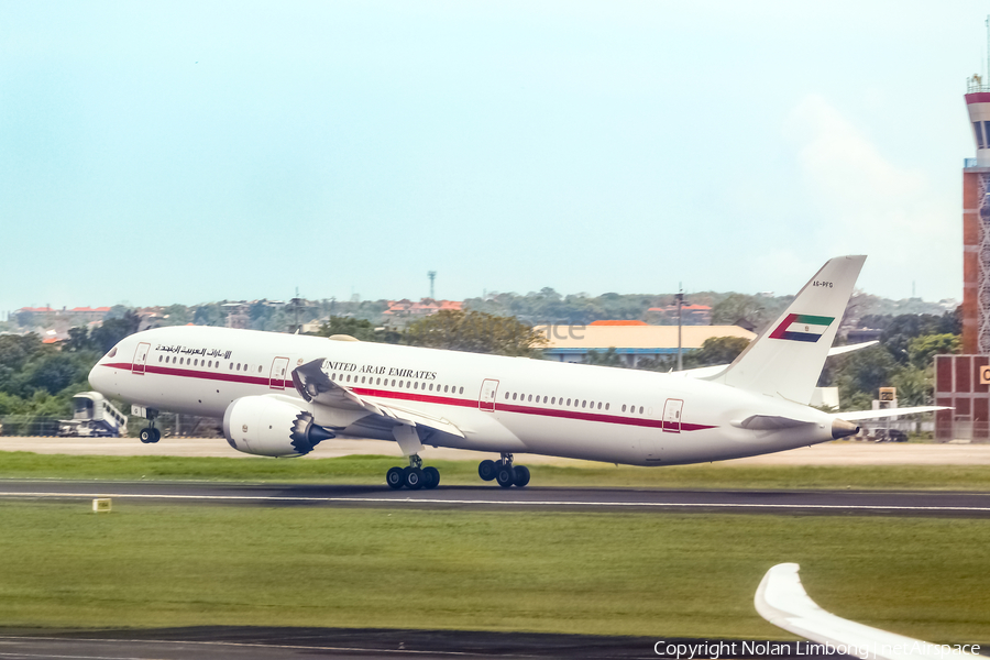 United Arab Emirates Government (Abu Dhabi) Boeing 787-9(BBJ) Dreamliner (A6-PFG) | Photo 537863