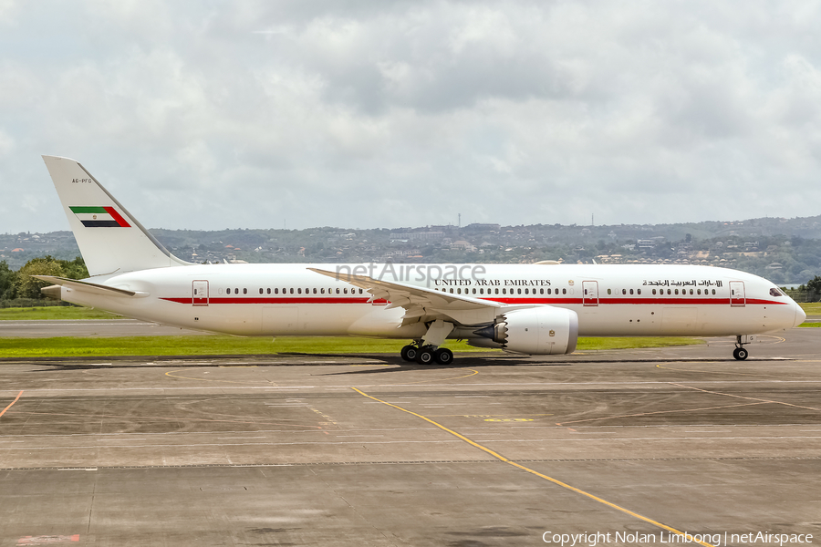 United Arab Emirates Government (Abu Dhabi) Boeing 787-9(BBJ) Dreamliner (A6-PFG) | Photo 537864