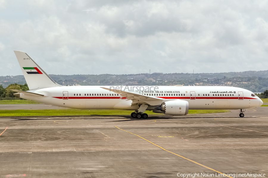 United Arab Emirates Government (Abu Dhabi) Boeing 787-9(BBJ) (A6-PFG) | Photo 537864
