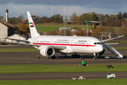 United Arab Emirates Government (Abu Dhabi) Boeing 787-9(BBJ) Dreamliner (A6-PFG) at  Glasgow - Prestwick, United Kingdom