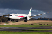 United Arab Emirates Government (Abu Dhabi) Boeing 787-9(BBJ) (A6-PFG) at  Glasgow - Prestwick, United Kingdom