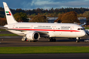 United Arab Emirates Government (Abu Dhabi) Boeing 787-9(BBJ) Dreamliner (A6-PFG) at  Glasgow - Prestwick, United Kingdom