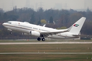 Royal Jet Boeing 737-77W(BBJ) (A6-RJV) at  Dusseldorf - International, Germany