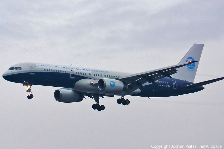 Ariana Afghan Airlines Boeing 757-256 (A6-RKA) | Photo 103138