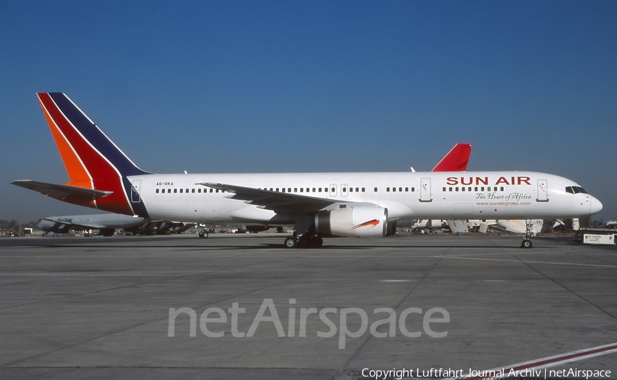 Sun Air (Sudan) Boeing 757-256 (A6-RKA) | Photo 408895