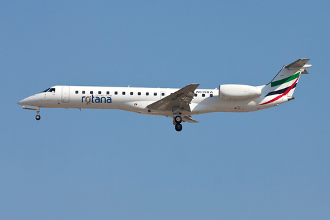 Rotana Jet Aviation Embraer ERJ-145MP (A6-RRA) at  Dubai - International, United Arab Emirates