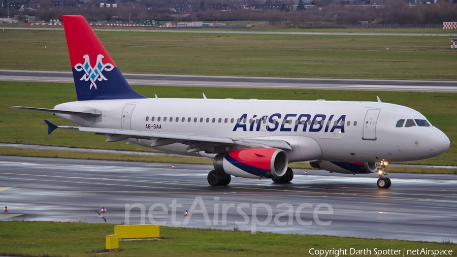 Air Serbia Airbus A319-132 (A6-SAA) | Photo 213394