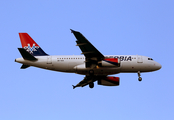 Air Serbia Airbus A319-132 (A6-SAA) at  London - Heathrow, United Kingdom