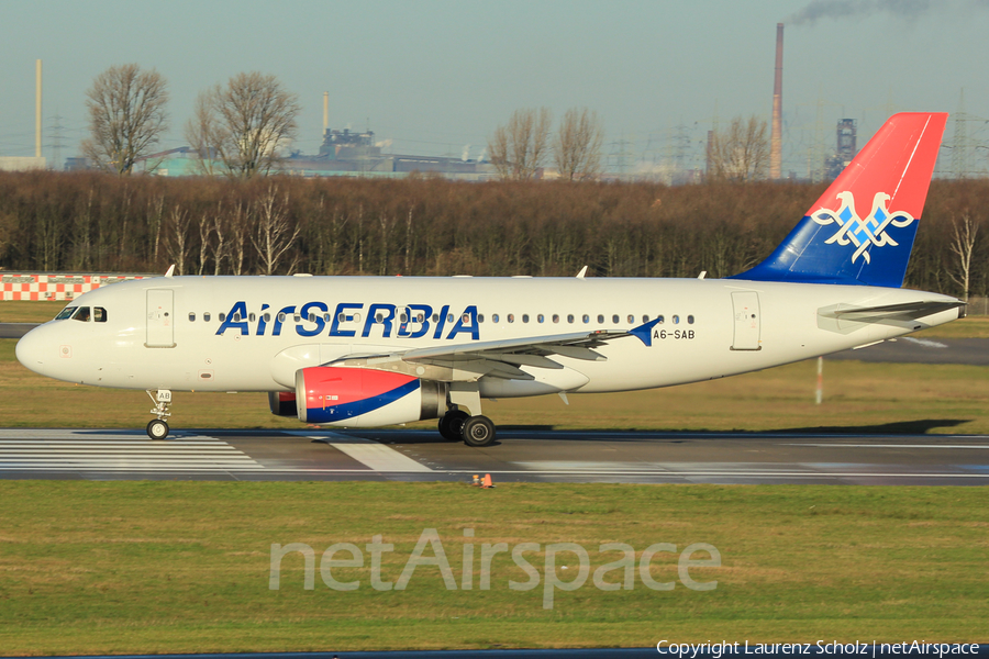 Air Serbia Airbus A319-132 (A6-SAB) | Photo 62320