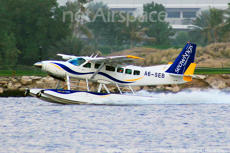 Seawings Seaplane Tours Cessna 208 Caravan I (A6-SEB) | Photo 144594