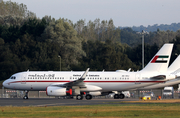 United Arab Emirates Government (Sharjah) Airbus A320-214(CJ) Prestige (A6-SHJ) at  Farnborough, United Kingdom