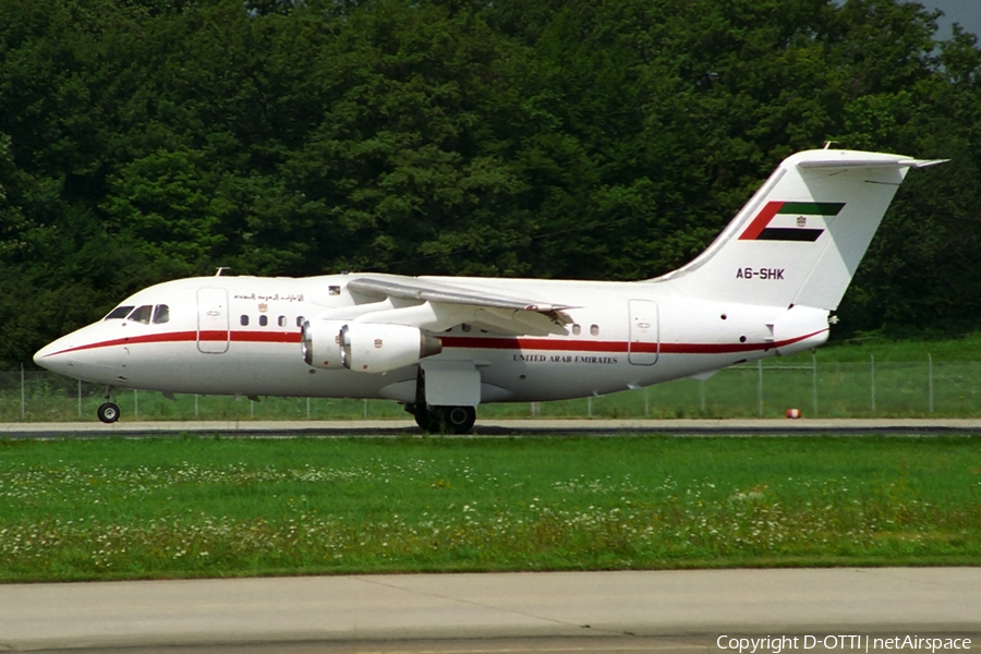 United Arab Emirates Government (Dubai) BAe Systems BAe-146-100 (A6-SHK) | Photo 267298