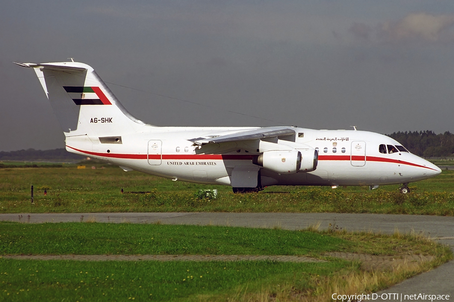 United Arab Emirates Government (Dubai) BAe Systems BAe-146-100 (A6-SHK) | Photo 284221