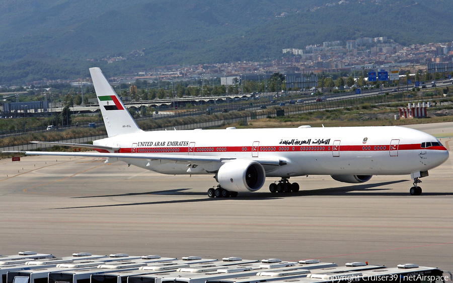 United Arab Emirates Government (Abu Dhabi) Boeing 777-35R(ER) (A6-SIL) | Photo 75463