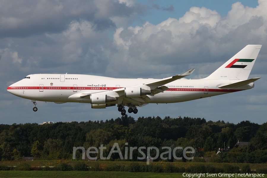 United Arab Emirates Government (Abu Dhabi) Boeing 747-48E (A6-UAE) | Photo 86027