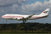 United Arab Emirates Government (Abu Dhabi) Boeing 747-48E (A6-UAE) at  Hamburg - Fuhlsbuettel (Helmut Schmidt), Germany