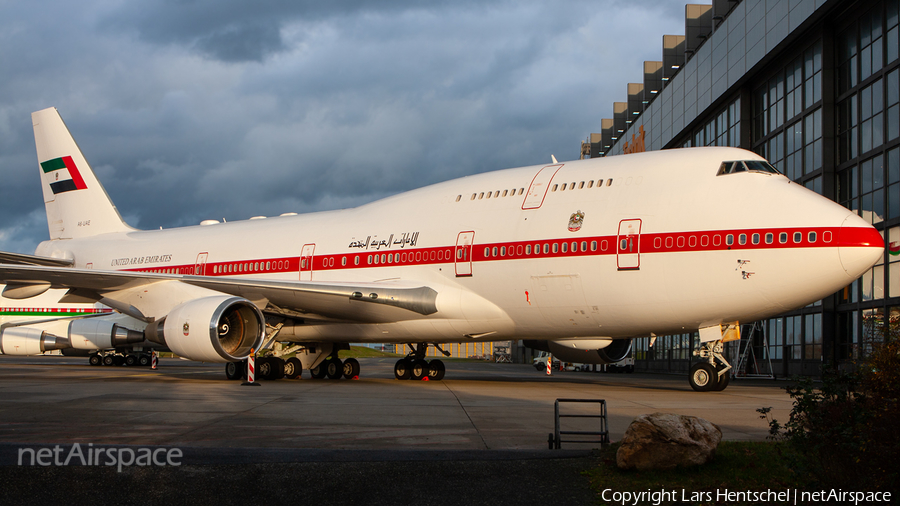 United Arab Emirates Government (Abu Dhabi) Boeing 747-48E (A6-UAE) | Photo 423857