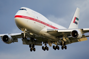 United Arab Emirates Government (Abu Dhabi) Boeing 747-48E (A6-UAE) at  London - Heathrow, United Kingdom